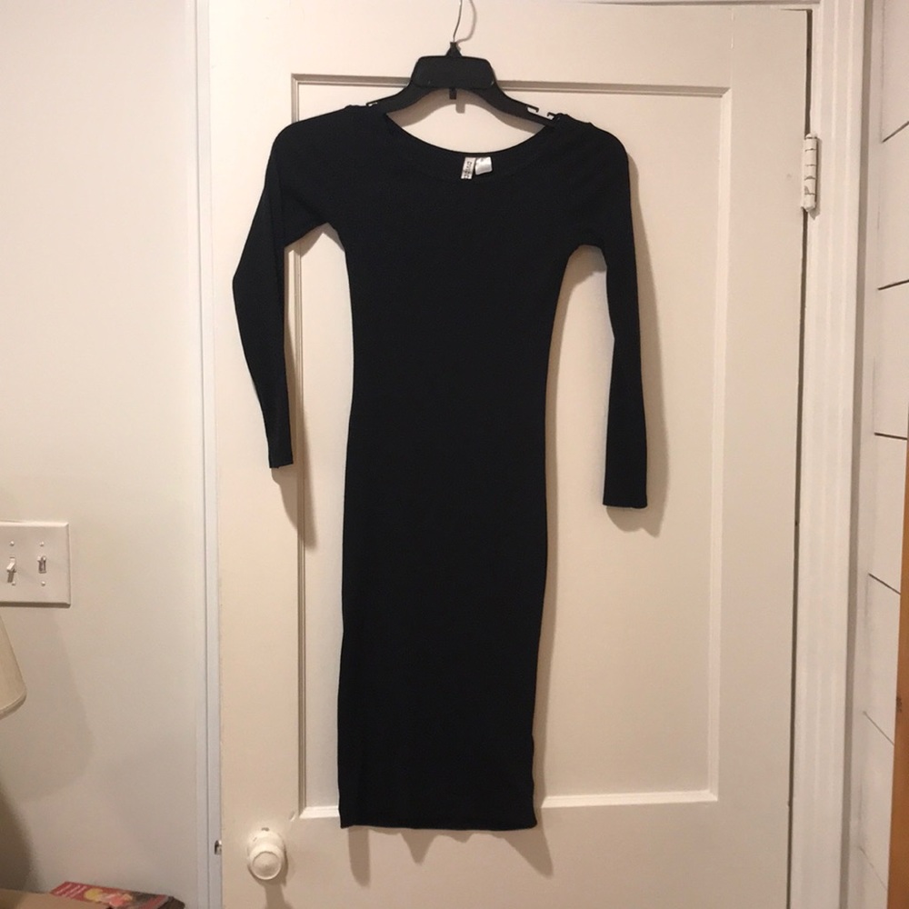H&M black tube dress